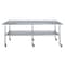 Amgood 24 in. x  96 in. Stainless Steel Table With Wheels AMG WT-2496-WHEELS - alternate 5